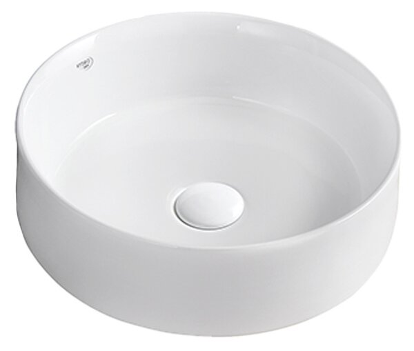 BPS-koupelny Keramické umyvadlo na desku HYD-LA-WH-360 ø36 cm, bílé