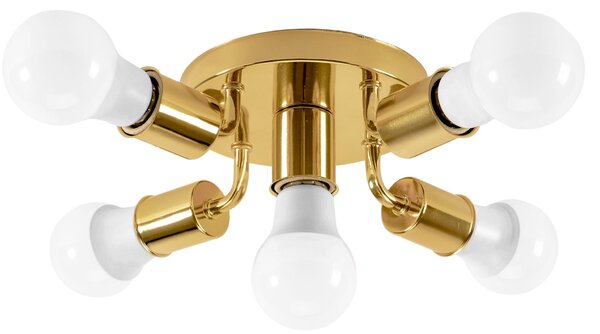 Toolight Kovové bodové stropní svítidlo APP708-5c Gold