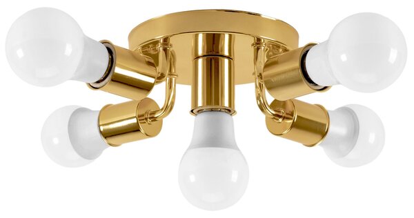 Toolight Kovové bodové stropní svítidlo APP708-5c Gold