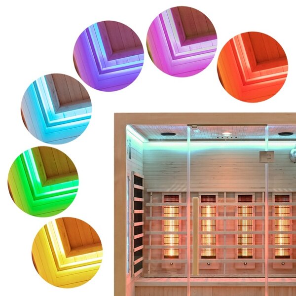 BPS-koupelny Infrasauna Relax HYD-2913 175x120, 4 osoby