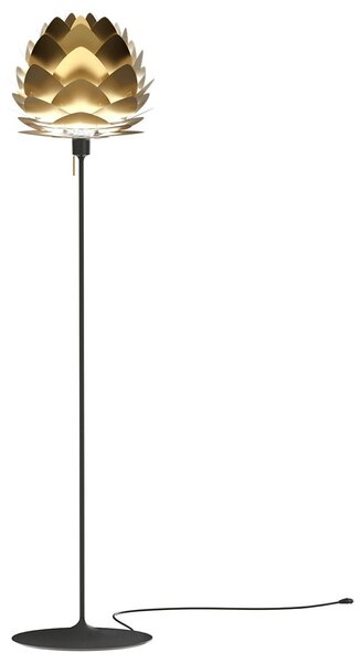 UMAGE Aluvia mini stojací lampa, mosaz/černá