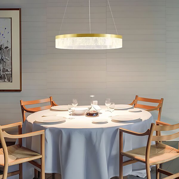Toolight Závěsné LED osvětlení E13 LHJ046-CP 50 cm zlaté