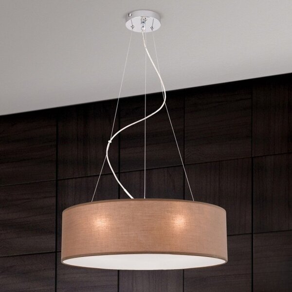 Orion HL6-1632/3Braun Závěsné svítidlo UFO hnědé, průměr 50cm
