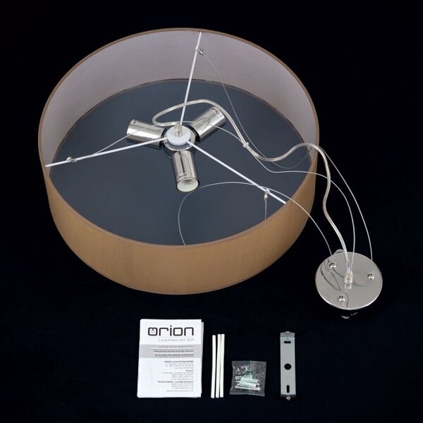 Orion HL6-1632/3Braun Závěsné svítidlo UFO hnědé, průměr 50cm