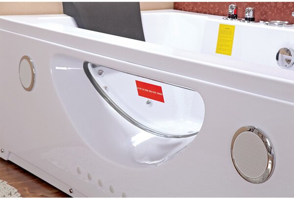 BPS-koupelny Hydromasážní vana HYD-LE659 180×90 bez ohřevu vody