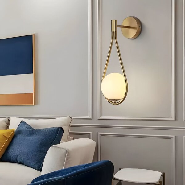 Toolight Nástěnné osvětlení Modern G094-1W zlaté