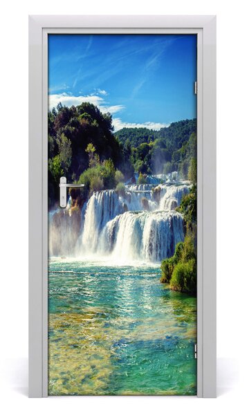 Fototapeta na dveře vodopád Krka 75x205 cm