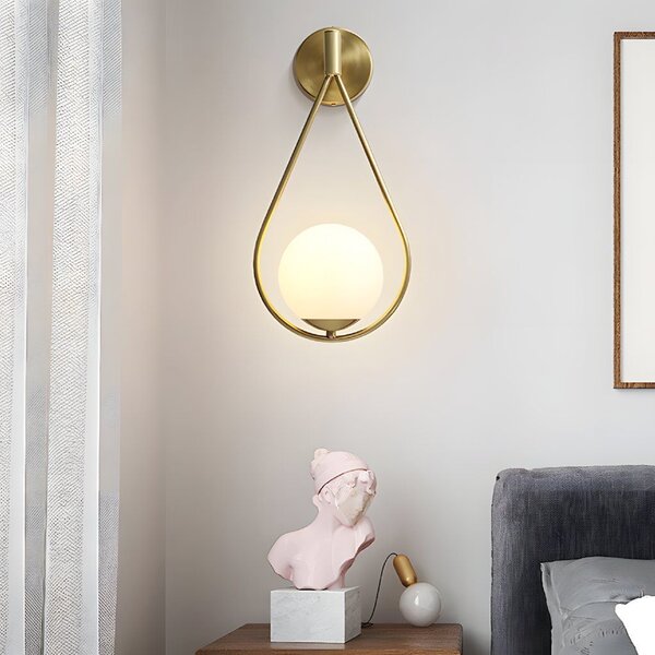 Toolight Nástěnné osvětlení Modern G094-1W zlaté