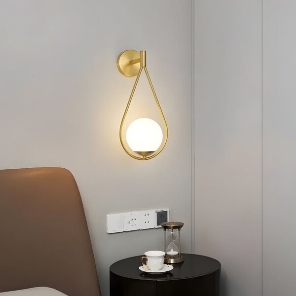 Toolight Nástěnné osvětlení Modern G094-1W zlaté