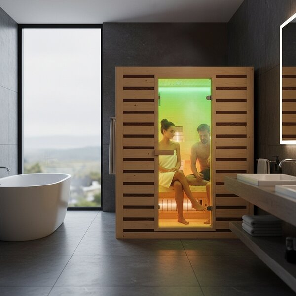 BPS-koupelny Infrasauna Relax HYD-6713 153x110, 2-3 osoby