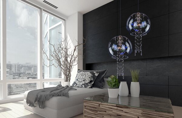 Svítidlo moderní LV106, Varianta Stříbrné