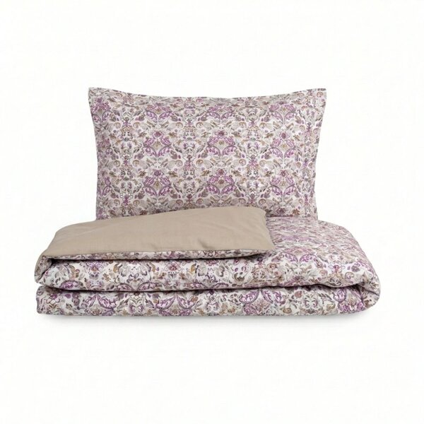 Kvalitex Bavlněné povlečení PROVENCE COLLECTION NARISTA béžová 1x 140/200, 1x 70/90cm