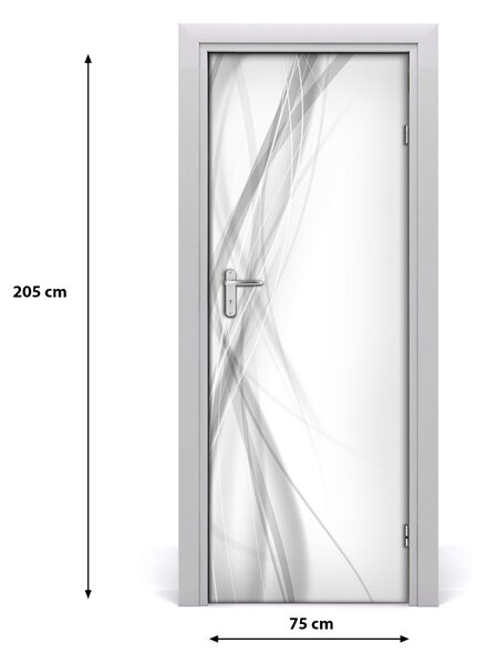 Samolepící fototapeta na dveře Abstrakce vlny 75x205 cm