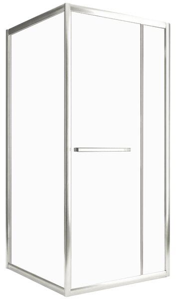 Novoterm Čtvercový sprchový kout NV-Heidi CHR SQ 80x80 chrom/transparent - bez vaničky