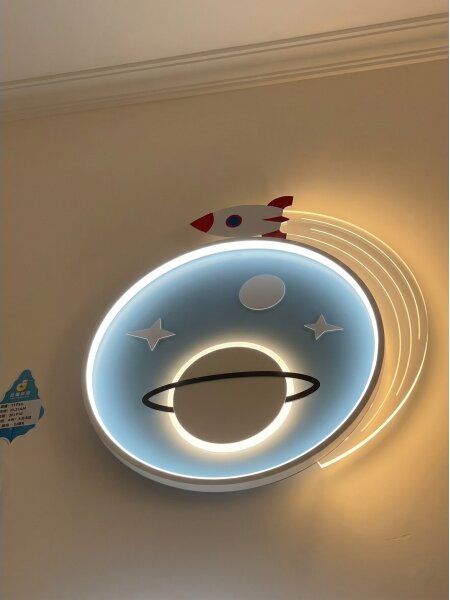 Brilagi -LED Dětské stropní svítidlo STARSHIP LED/64W/230V 3000/4500K modrá