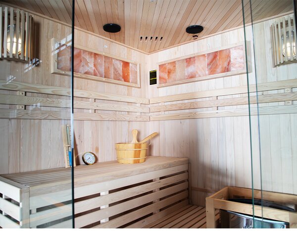 BPS-koupelny Finská sauna Relax HYD-3948 180x180, 5-6 osob