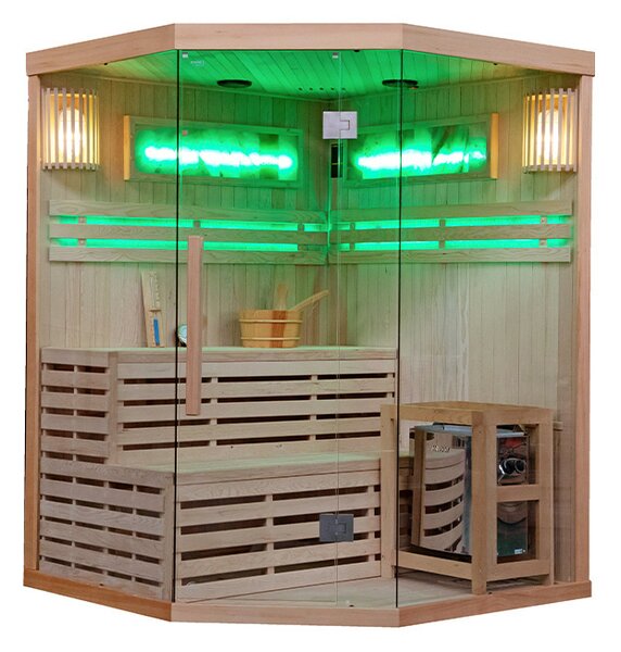 BPS-koupelny Finská sauna Relax HYD-3948 180x180, 5-6 osob