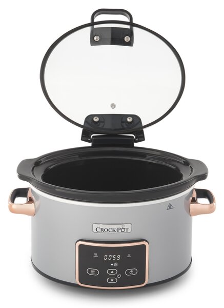Pomalý hrnec Crockpot 3,5l stříbrný/měď (CSC059X)