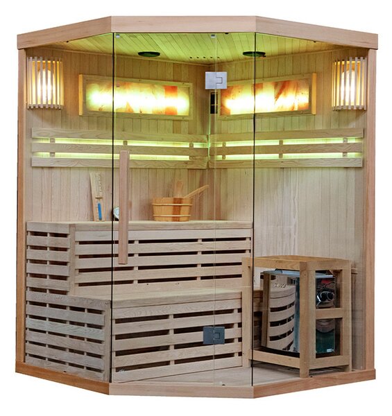 BPS-koupelny Finská sauna Relax HYD-3948 180x180, 5-6 osob