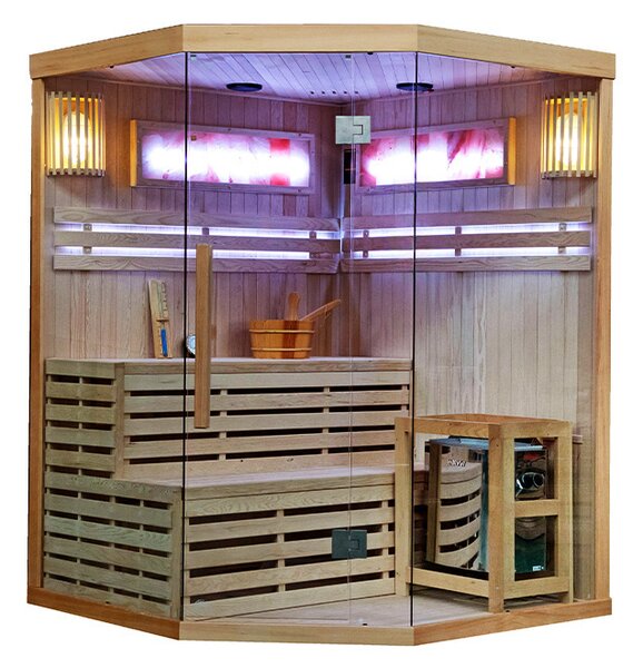 BPS-koupelny Finská sauna Relax HYD-3948 180x180, 5-6 osob