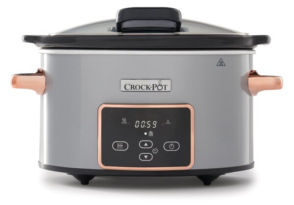 Pomalý hrnec Crockpot 3,5l stříbrný/měď (CSC059X)