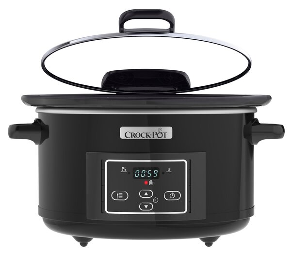 CrockPot Pomalý hrnec 4,7 l černý, časovač (CSC052X)