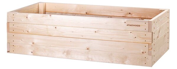 ATMOWOOD Smrkový vyvýšený záhon 200 x 100 x 56 cm hnědý