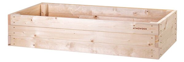 ATMOWOOD Smrkový vyvýšený záhon 200 x 100 x 42 cm hnědý