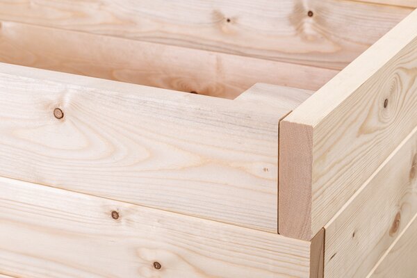 ATMOWOOD Smrkový vyvýšený záhon 200 x 100 x 28 cm hnědý