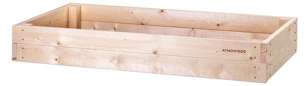 ATMOWOOD Smrkový vyvýšený záhon 200 x 100 x 28 cm hnědý