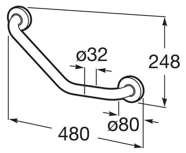 Roca Access Comfort madlo pro osoby s postižením A816905009