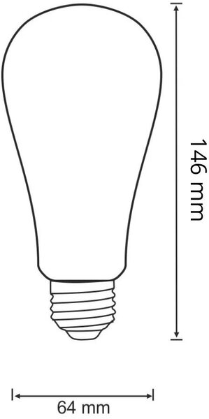 Goldlux Platinum led žárovka 1x7.5 W 4000 K E27 316455
