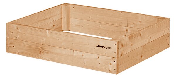 ATMOWOOD Modřínový vyvýšený záhon 80 x 60 x 20 cm hnědý