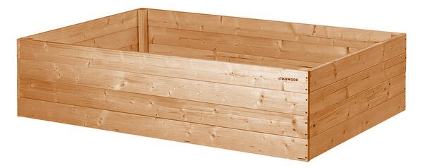 ATMOWOOD Modřínový vyvýšený záhon 160 x 100 x 40 cm hnědý