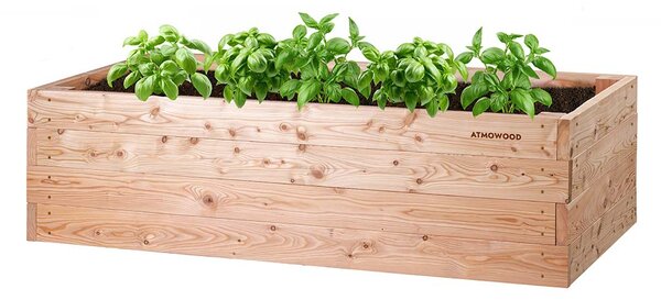 ATMOWOOD Prémiový vyvýšený záhon 200 x 100 x 56 cm hnědý