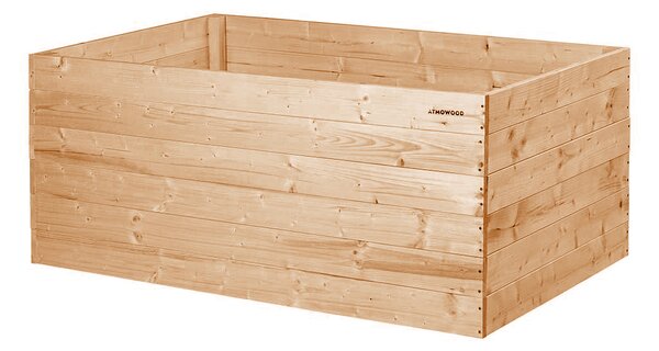 ATMOWOOD Modřínový vyvýšený záhon 140 x 80 x 60 cm hnědý