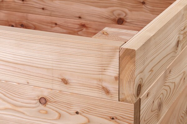ATMOWOOD Prémiový vyvýšený záhon 200 x 100 x 56 cm hnědý