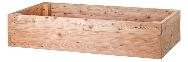 ATMOWOOD Prémiový vyvýšený záhon 200 x 100 x 42 cm hnědý