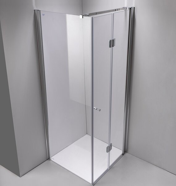 Hydrosan Čtvercový sprchový kout KZ1180A 80x80 chrom/transparent - bez vaničky