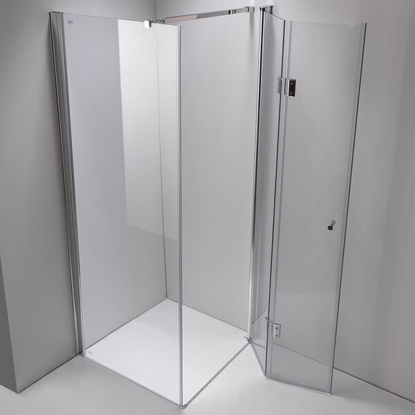Hydrosan Čtvercový sprchový kout KZ1180A 80x80 chrom/transparent - bez vaničky