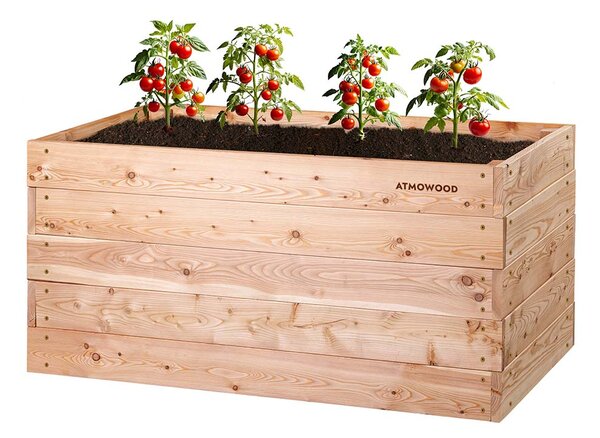 ATMOWOOD Prémiový vyvýšený záhon 150 x 80 x 70 cm hnědý