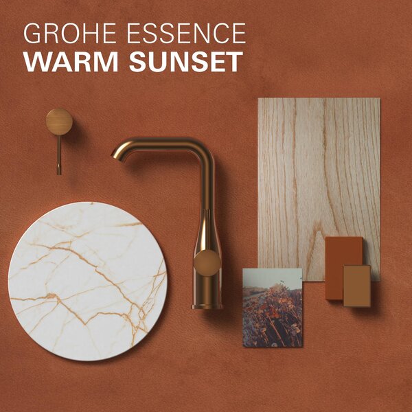 Grohe Essence vanová baterie na stěnu Brushed Warm Sunset 33624DL1