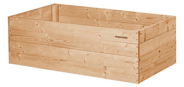 ATMOWOOD Modřínový vyvýšený záhon 120 x 60 x 40 cm hnědý