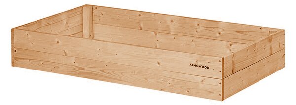 ATMOWOOD Modřínový vyvýšený záhon 120 x 60 x 20 cm hnědý