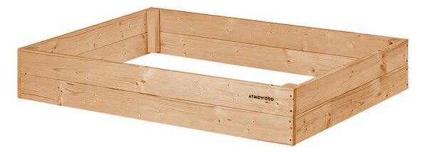 ATMOWOOD Modřínový vyvýšený záhon 120 x 80 x 20 cm hnědý
