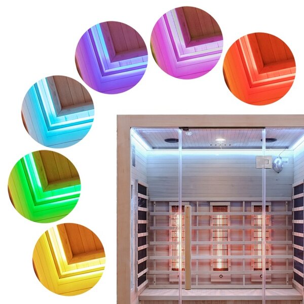 BPS-koupelny Infrasauna Relax HYD-2911 150x120, 3-4 osoby