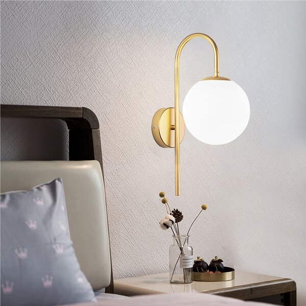 Toolight Nástěnné osvětlení Modern G091-1W zlaté