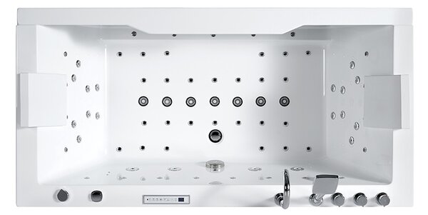 BPS-koupelny Hydromasážní vana HYD-SA944 180x90 s ohřevem vody
