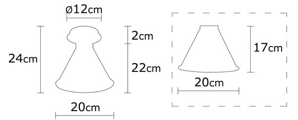 Závěsná lampa, Berceste - N-679