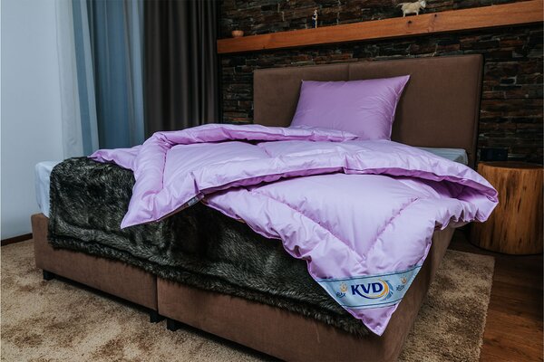 Letní vlněná přikrývka - limitovaná série - Sypkovina Luxus 100% bavlna - fialová, 135 x 200 cm